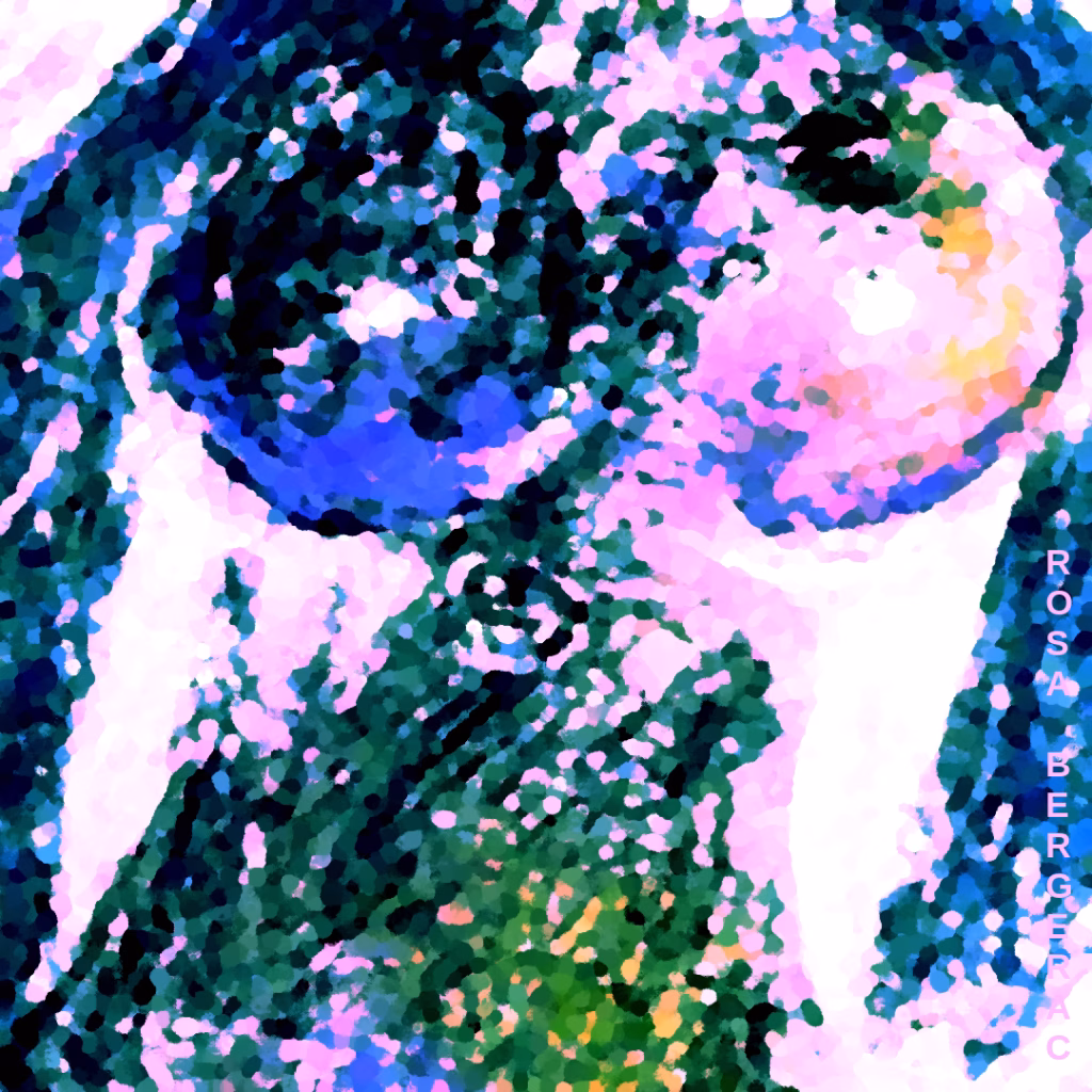 The Nudes Catalog painting titled "HEALTHY NUTRITION" created by Rosa Bergerac,